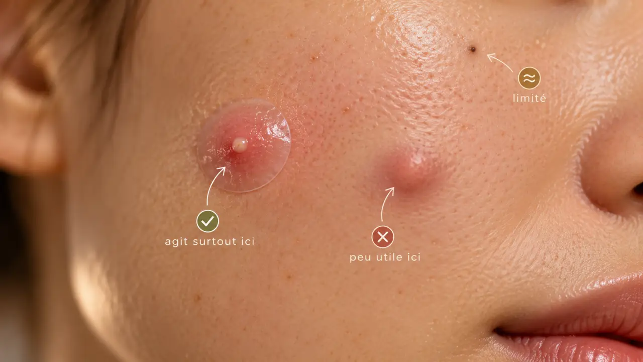 Patch acné : sur quels boutons il agit vraiment (et ceux où il ne sert à rien)