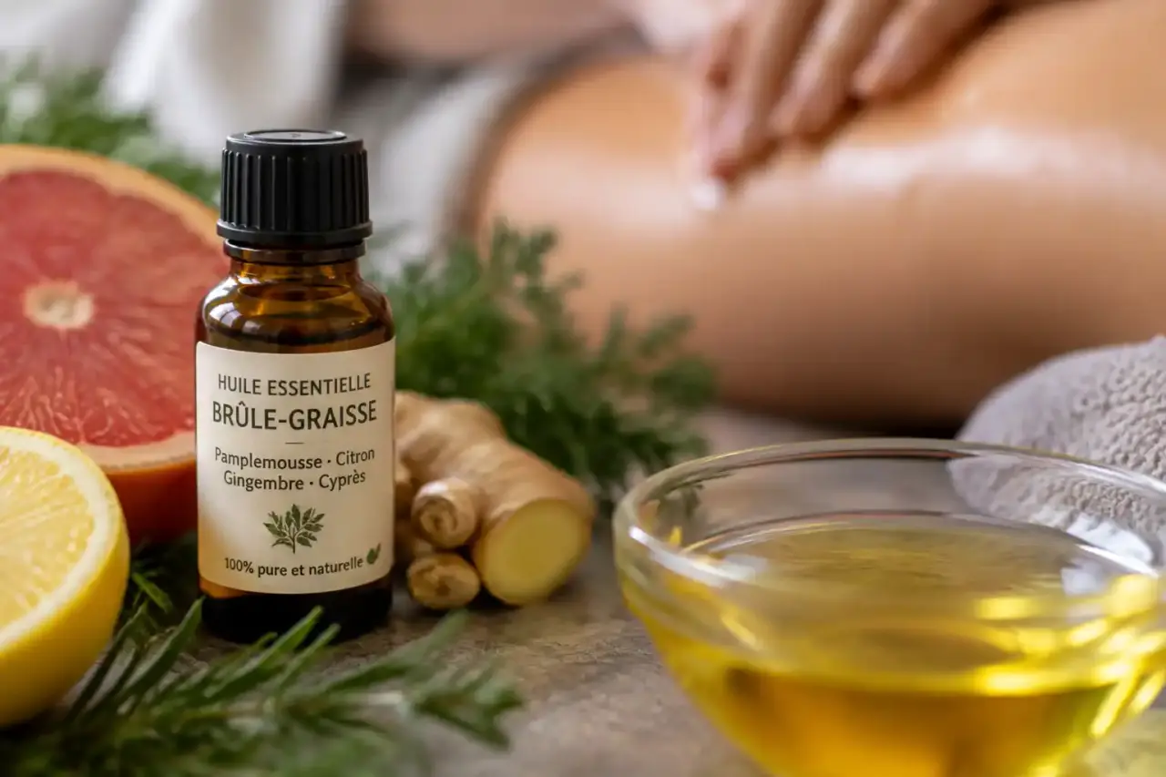 Huile essentielle brûle-graisse : une recette de massage pour lisser la peau, sans promettre de perdre du poids