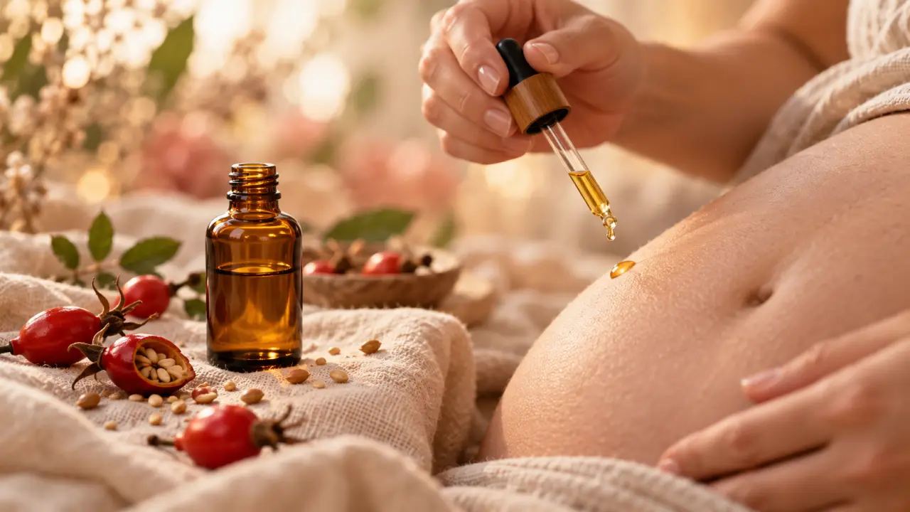 Quelle huile pour vergetures choisir ? Rose musquée, grossesse et limites réelles