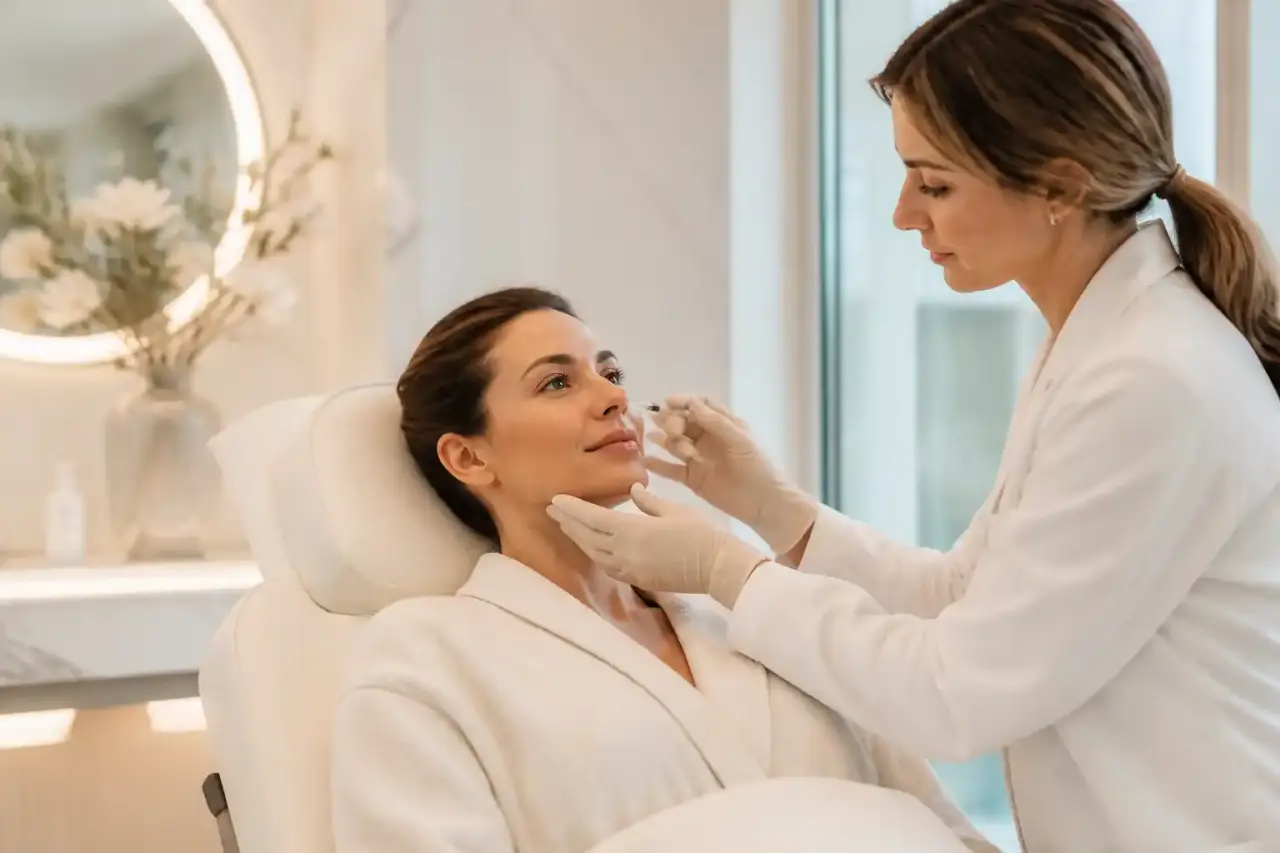 Analyse clinique et harmonie du visage dans notre institut de dermatologie esthétique
